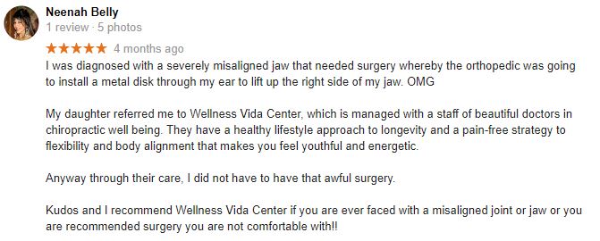 Wellness Vida Center Patient Testimonial Wellness Vida Center Patient Testimonial